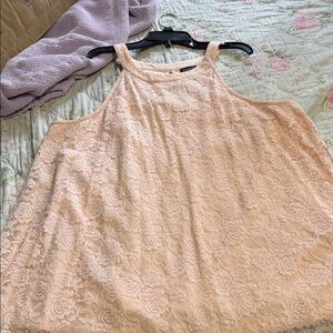 torrid Peach Lace Halter Camisole